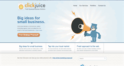 Desktop Screenshot of clickjuicemedia.com